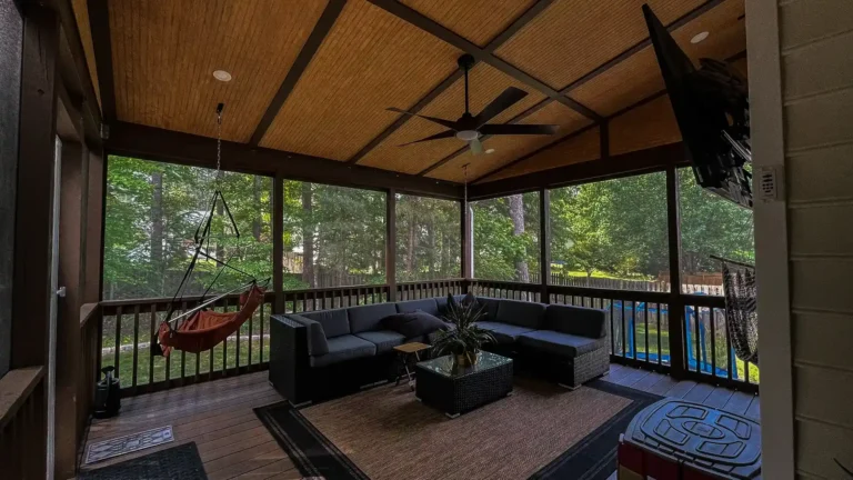 apex nc screened porch
